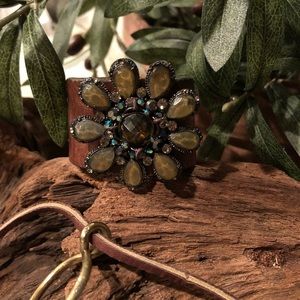 Vintage leather cuff